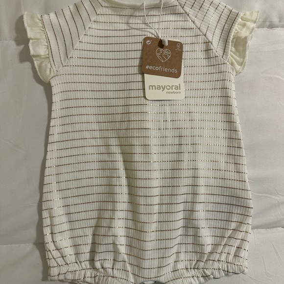 NWT mayoral 6-9 month jumper. Gold and ivory - Picture 2 of 3